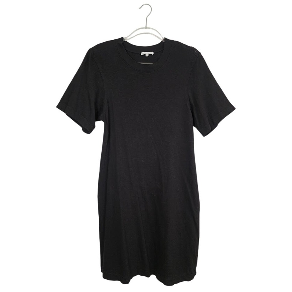 Cotton Citizen Sz M Tokyo T-Shirt Dress Black Short Sleeve Mini Crew Neck USA
